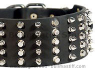 3 inch Spiked and Studded BullMastiff collar 3 inch Spiked and Studded BullMastiff collar
