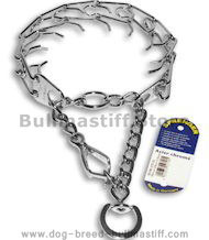 Found Chrome Pinch Collar w/h Quick Release-Bullmastiff training