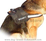 Adjustable Nylon Patrol Harness for Bullmastiff Adjustable Nylon Patrol Harness for Bullmastiff