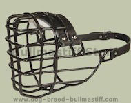 Bullmastiff Wire Dog MUZZLE for winter