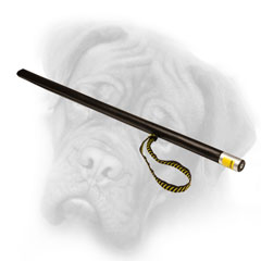 Plastic Bullmastiff stick with a loop