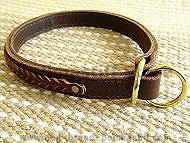 Gorgeous Wide 2 Ply Leather Choke Dog Collar - Fashion Exclusive Gorgeous Wide 2 Ply Leather Choke Dog Collar - Fashion Exclusive