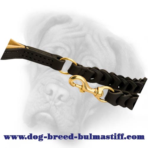 Amaizing Handcrafted Bullmastiff breed leash