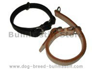 Leather Choke Dog Collar - Adjustable Choke Dog Collars C1 Leather Choke Dog Collar - Adjustable Choke Dog Collars C1