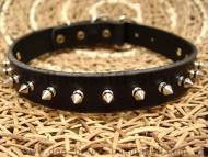 Big Leather Spiked Dog Collar- Custom dog collar with spikes