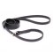 Black Biothane Bullmastiff Leash and Collar Combo
