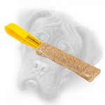 Safe Pocket Puppy Jute Bite Tug for Bullmastiff