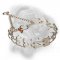 Chrome Plated Bullmastiff Pinch Prong Collar with 2 O-rings - 1/8 inch (3.25 mm)