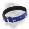 Finely hand-painted leather dog collar for Bullmastiff