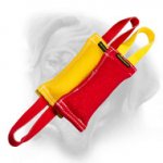 Bullmastiff Puppy Training Set of Two French Linen Bite Tugs