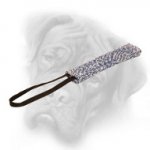 Strong Pocket French Linen Bite Tug for Bullmastiff Puppy