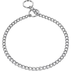 Chrome Plated Shining Chain Choke Collar for Bullmastiff - 1/9 inch (3.00 mm)