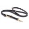 Multipurpose Black Biothane Bullmastiff Leash for over 7 Different Activities