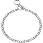 Chrome Plated Shining Chain Choke Collar for Bullmastiff - 1/9 inch (3.00 mm)