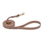 Khaki Waterproof Bullmastiff Leash Made of Biothane