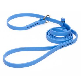 Solid Blue Biothane Bullmastiff Leash and Collar Combo