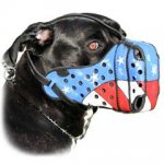 American Pride leather dog muzzle