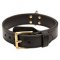 Extra Durable Leather Dog Collar for Comfortable Training of Your Bullmastiff