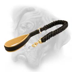 Stylish and handy Leather Bullmastiff Dog Leash