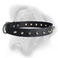 Lovely Royal Quality Leather Bullmastiff Collar for Walks