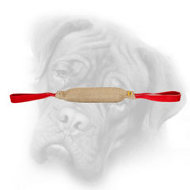 Jute bite tug for Bullmastiff training