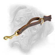 Easy Fast Grab Short Leather Leash for Bullmastiff Breed Easy Fast Grab Short Leather Leash for Bullmastiff Breed