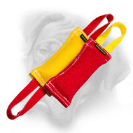 Bullmastiff Puppy Training Set of Two French Linen Bite Tugs