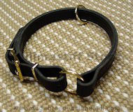 Multifunctional Leather Choke Collar for Bullmastiff