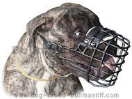 Super strong Wire Dog Muzzle for winter with rubber cover