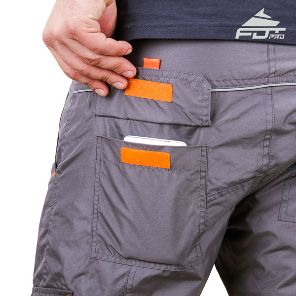 Comfortable Design FDT Professional Pants with Strong Back Pockets for Dog Training