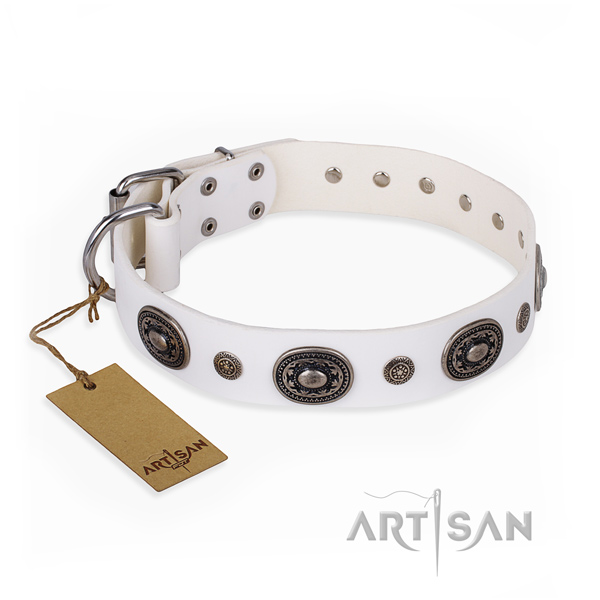 High quality leather collar created for your pet