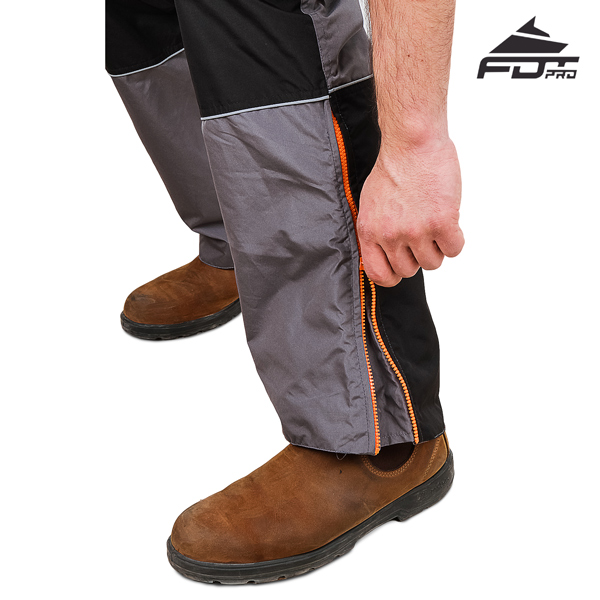 FDT Pro Design Dog Tracking Pants with High Quality Zippers