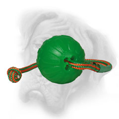 Super durable rubber chewing ball for Bullmastiff
