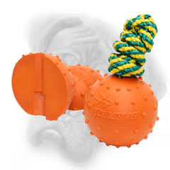 High quality rubber Bullmastiff ball solid inside