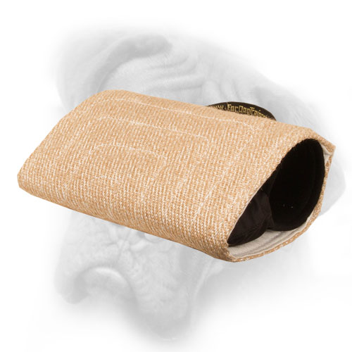 Jute Bullmastiff bite builder for strong grip building
