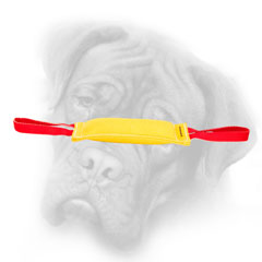 French linen tear resistant Bullmastiff bite tug