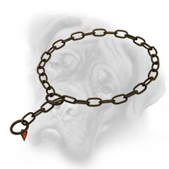 Strong Bullmastiff fur saver with interlocked links