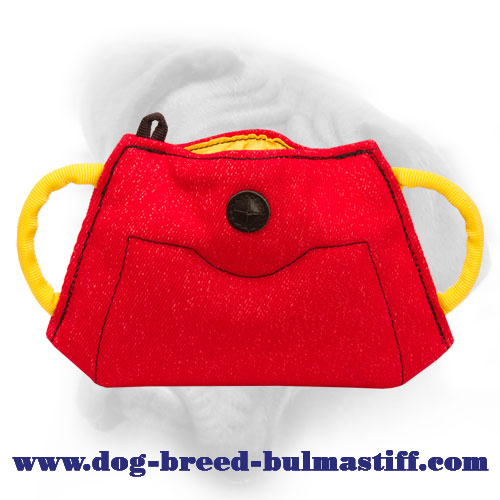 French Linen Bullmastiff Bite Builder for Puppy and Young Dog Training
