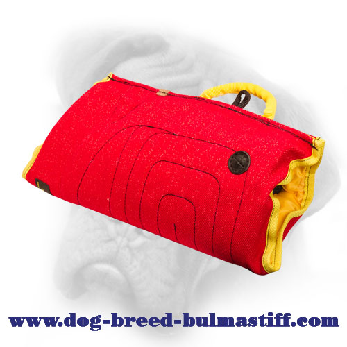 Exremely Soft French Linen Bullmastiff Bite Sleeve for Puppy Training - Click Image to Close
