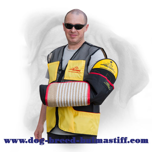 Super Durable Bullmastiff Bite Sleeve with Shoulder Protector