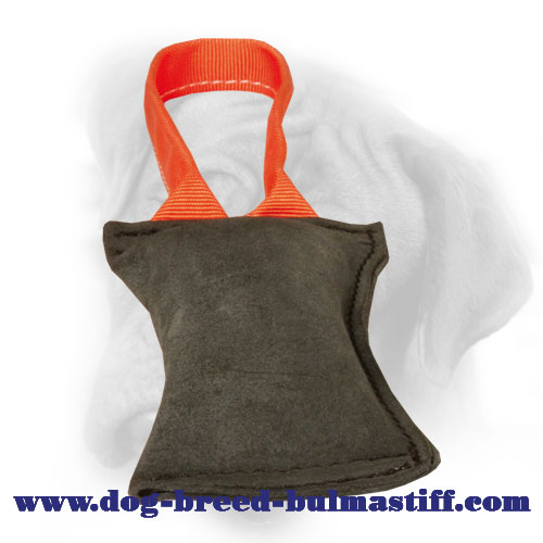 Professional Leather Bullmastiff Bite Tug