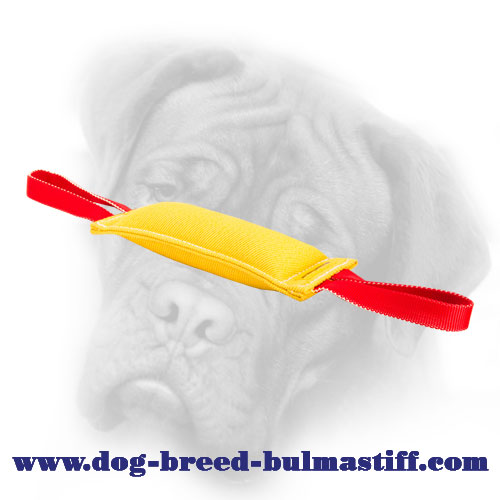 Wonderful French Linen Bite Tug for Bullmastiff Breed - Click Image to Close