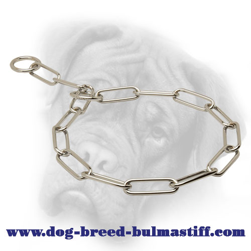Royal Quality Bullmastiff Fur Saver Made of Stainless Steel - 1/6 inch (4.0 mm)