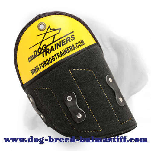 Quality "Super Shield" Bullmastiff Shoulder Protector for Professioanl Training - Click Image to Close