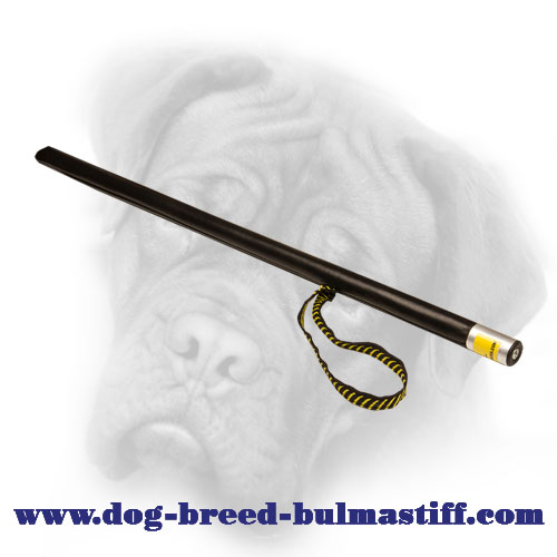 Agitation Training Plastic Bullmastiff Stick Covered with Leather