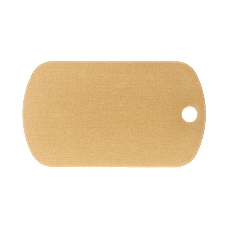 Rectangle Shaped Personalized Engraving ID tag - Click Image to Close